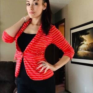 Striped blazer